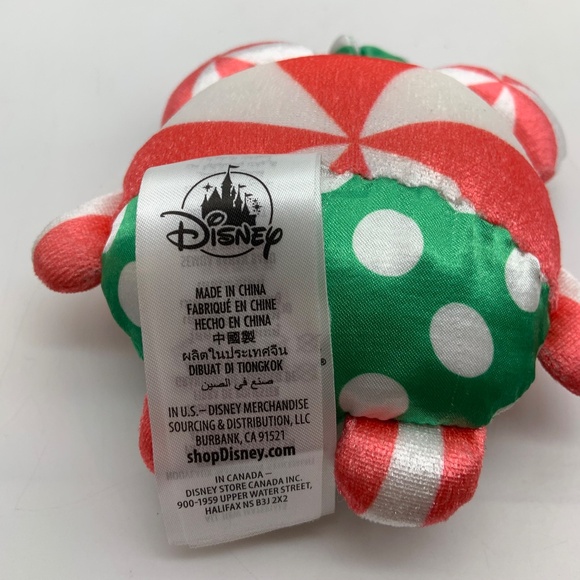 Disney Munchlings Minnie Mouse Peppermint Meringue Candy 4" Mini Plush - Picture 5 of 6